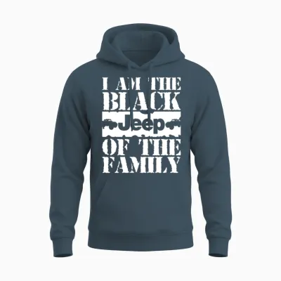 I Am the Black Jeep of the Family Unisex Hoodie - Dark Heather