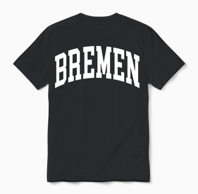 Bremen Unisex T-Shirt in Black