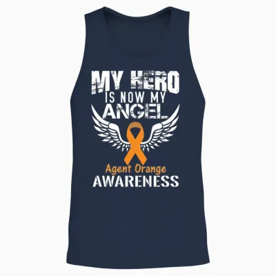 Agent Orange Awareness Unisex Tank Top - Navy