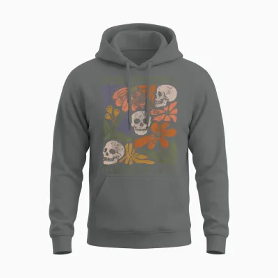 Halloween Retro My Favorite Season Is the Fall of Fascism Unisex Hoodie - Graphite Heather