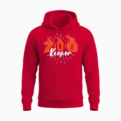 Zoo Keeper Unisex Hoodie - Red
