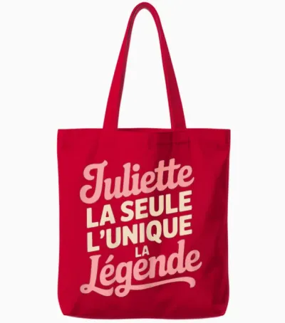 Juliette Women's Funny Funny Gift Idea Funny Tote Bags - Red