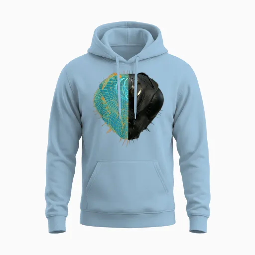 Ant Dune Unisex Hoodie - Light Blue