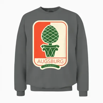 Augsburg – Germany T-Shirt, Black Unisex Sweatshirt - Graphite Heather
