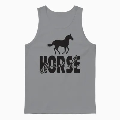 Horse Girl Unisex Tank Top - Sport Grey