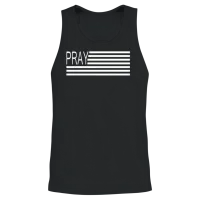 Pray Flag Kirk Cameron's Campfire Revival Prayer Unisex Tank Top - Black – 2