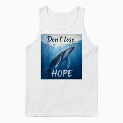 Buckelwal Hope Timmy Wal Rettung Ostsee Meer Motiv Unisex Tank Top - White