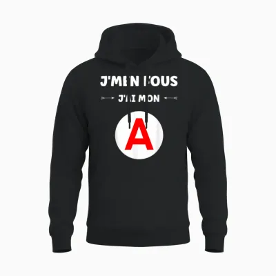 Jeune Humour Licence De Conduire Je M'en Fous J'ai Mon A Unisex Hoodie - Black