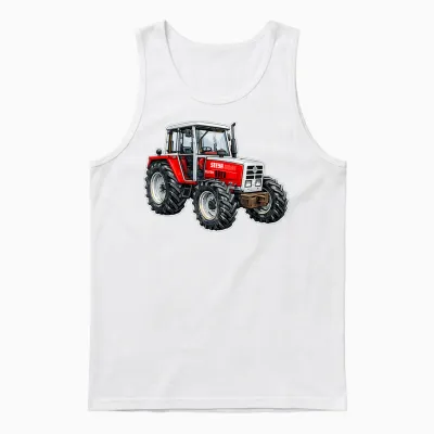 Steyr Austria Laster Landwirtschaft Trecker 8090 Traktor Unisex Tank Top - White
