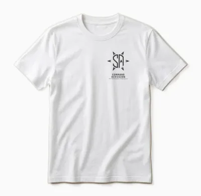 Star Trek Starfleet Academy Command Division Pocket Logo Unisex T-Shirt - White