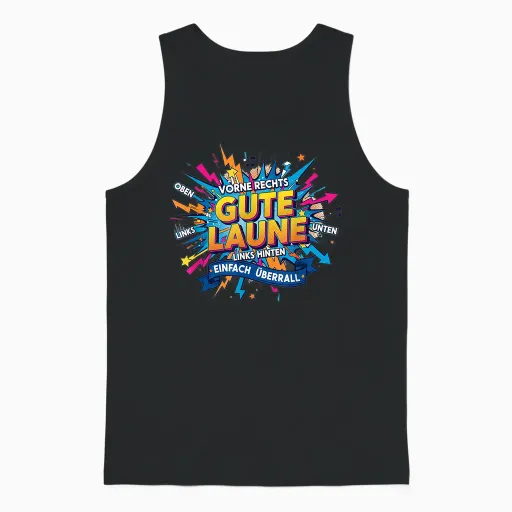 Gute Laune Oben Unten Für Mallorca,malle, Apres Ski Geschenk Unisex Tank Top - Black