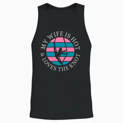 Aerial Silks. Aerial Silk Unisex Tank Top - Black