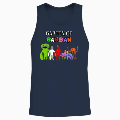 Garten of Banban Unisex Tank Top - Navy