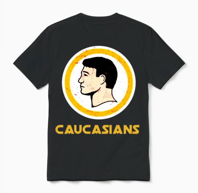 Caucasians Unisex T-Shirt in Black