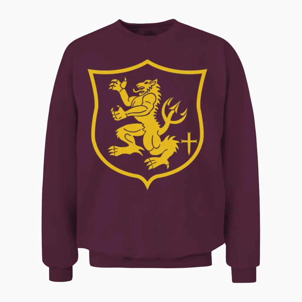 Gold Squadron Seals Extortion 17 Unisex Sweatshirt in Maroon