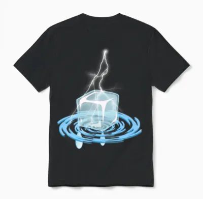 Lightning Strikes Unisex T-Shirt - Black