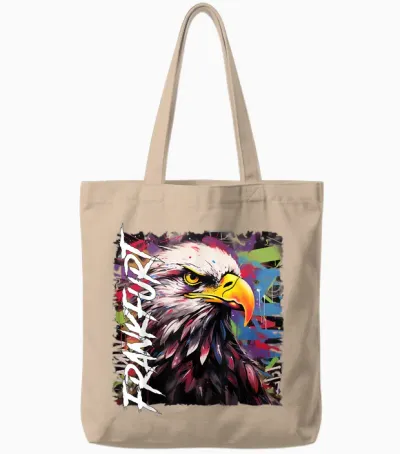 Hessen Frankfurt T-Shirt Frankfurt Ffm Frankfurt T-Shirt, Black Tote Bags - Natural