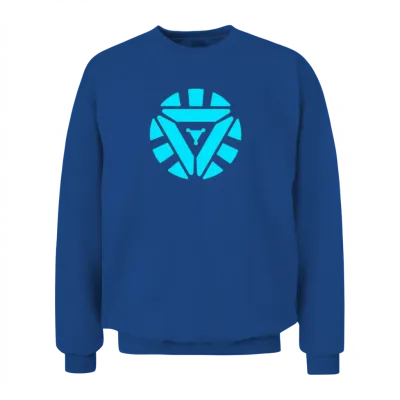New Special Arc Reactor Glow in the Dark Unisex Sweatshirt - Royal