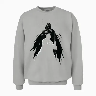 Star Wars Obi-Wan Kenobi Darth Vader Light and Dark Unisex Sweatshirt - Ash