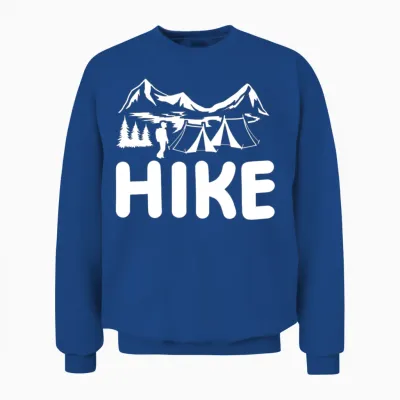 Camping Hike Hiking Unisex Sweatshirt - Royal