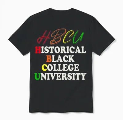 Historical Black College University Unisex T-Shirt - Black