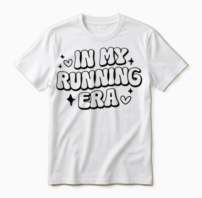 In My Running Era Unisex T-Shirt in White