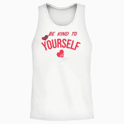 Cool Design for Kind People Unisex Tank Top - White