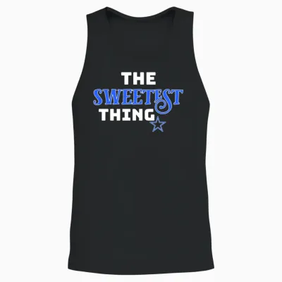 Sweetest Thing Unisex Tank Top - Black