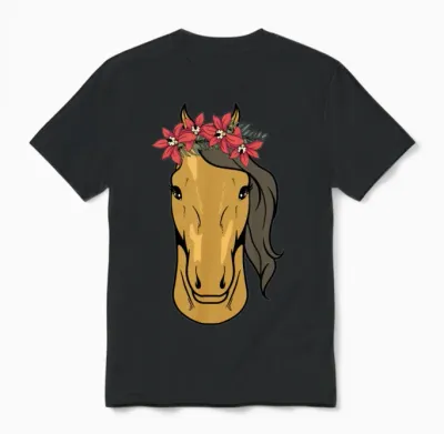 She Is Horse Unisex T-Shirt - Black