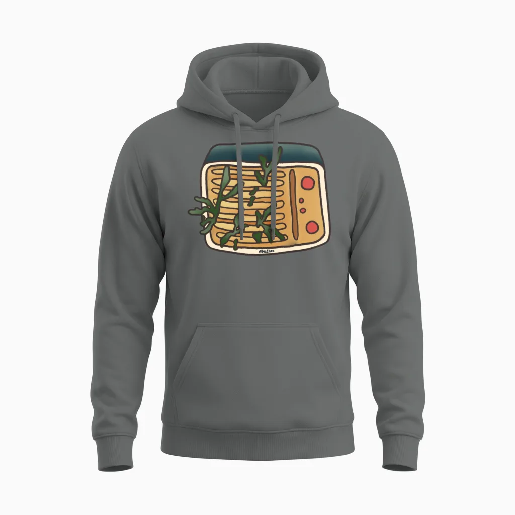 Retro Plant Radio Unisex Hoodie - Graphite Heather