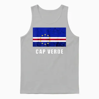 Kap Verde Flagge Cap Verde Stars Kap Verde Island Pride Unisex Tank Top - Ash