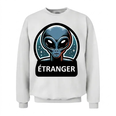 Stranger Unisex Sweatshirt - White
