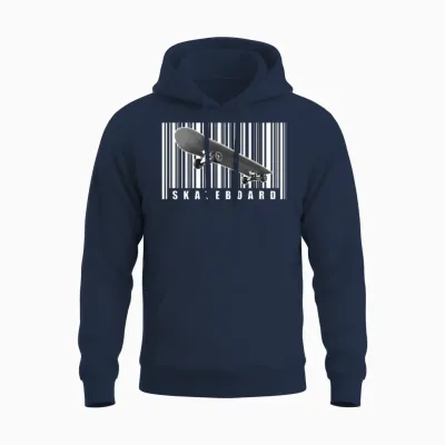 Skateboard Skateboarder Skateboarding Skater Unisex Hoodie - Navy