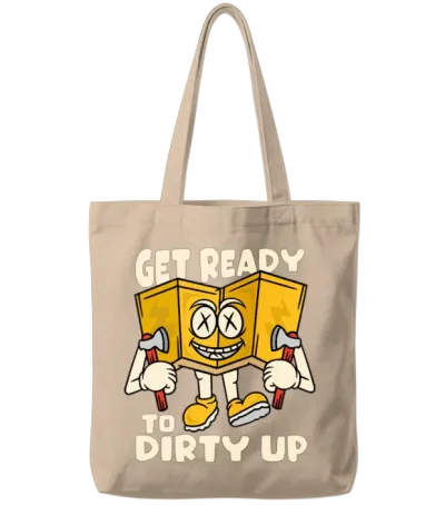 Dirty Outdoor Camping Funny Tote Bags - Natural