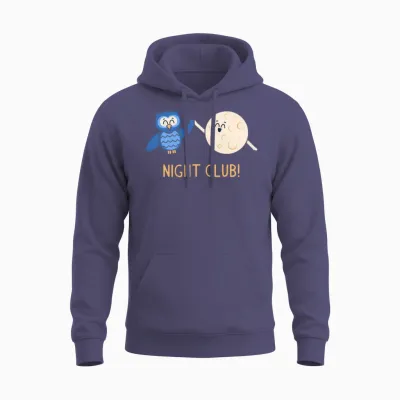 Night Club Retro Unisex Hoodie - Heather Sport Dark Navy