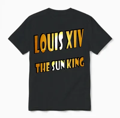 Sun King Louis Xvi Unisex T-Shirt - Black