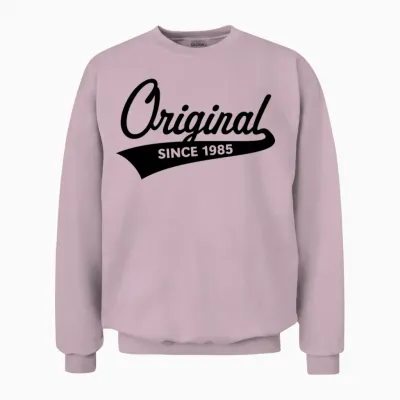 Original Since 1985 (year of Birth, Birthday / B) Unisex Sweatshirt - Light Pink
