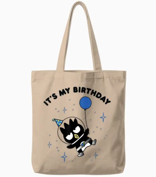 Badtz-Maru It's My Birthday Tote Bags - Natural