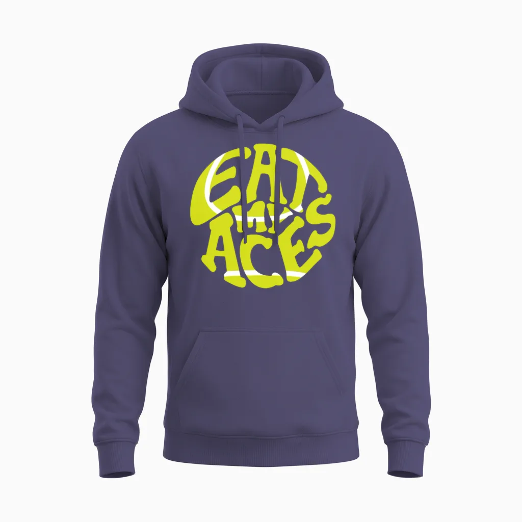 Tennis Funny Unisex Hoodie in Heather Sport Dark Navy