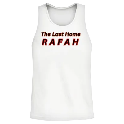 The Last Home Rafah Unisex Tank Top - White