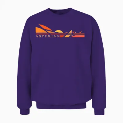 Asturies Espagne Lifestyle - Asturias España Unisex Sweatshirt - Purple