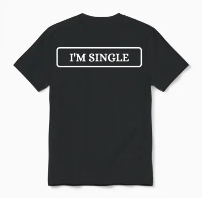 Im Single Unisex T-Shirt - Black