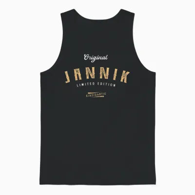 Jannik Limited Edition Unisex Tank Top - Black