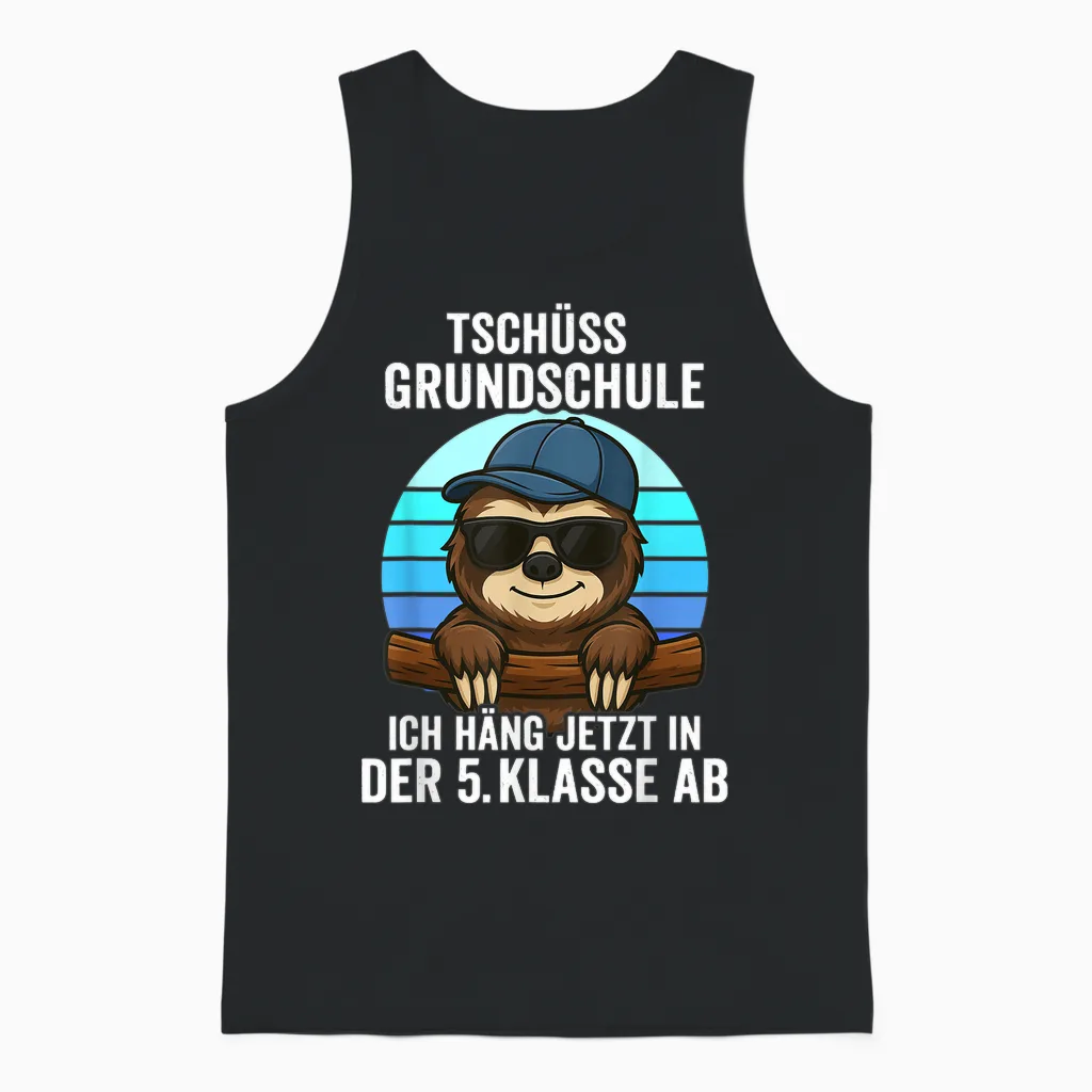Tschüss Grundschule Abgänger Grundschule Abschluss 2026 Unisex Tank Top in Black