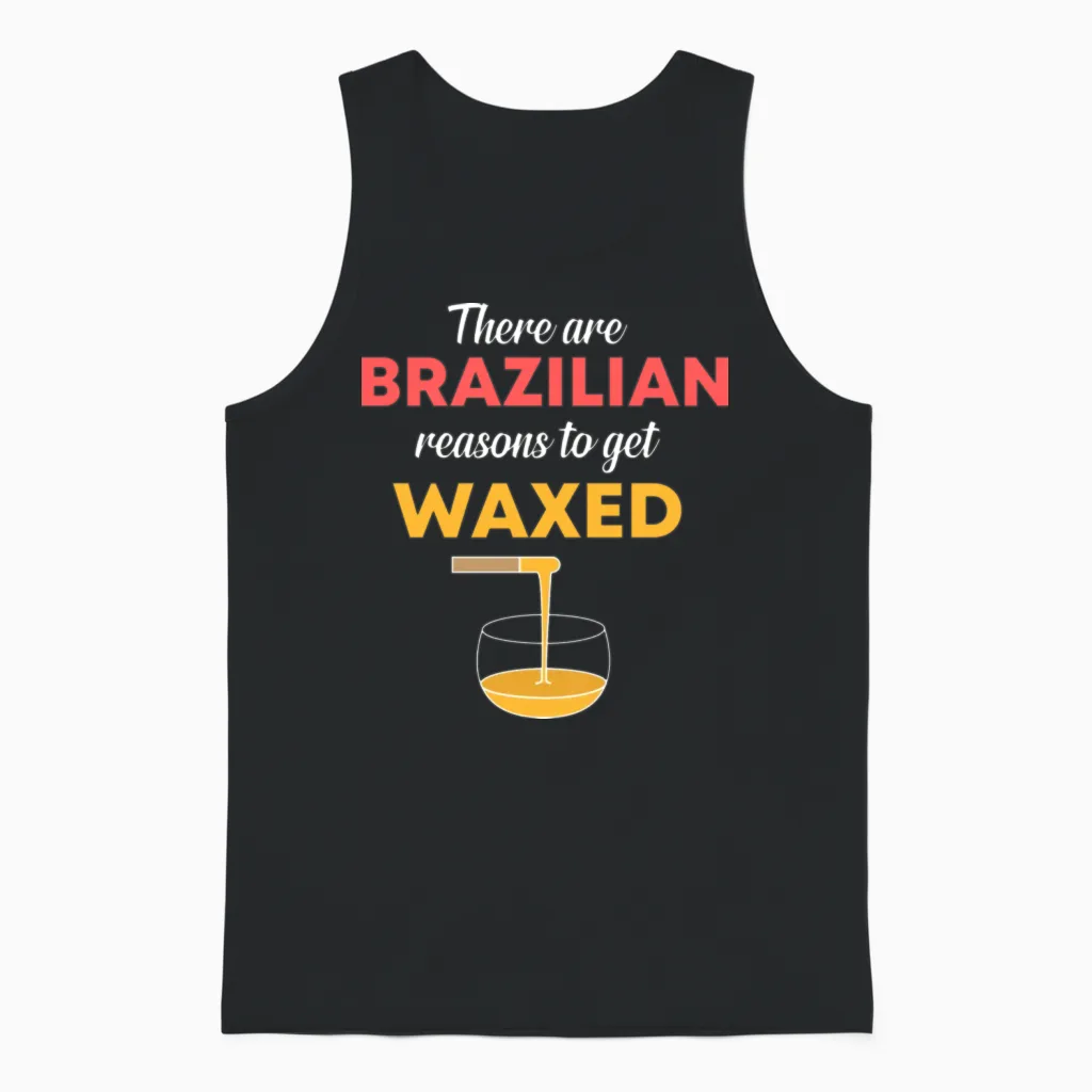 Waxing Specialist Funny Unisex Tank Top in Black