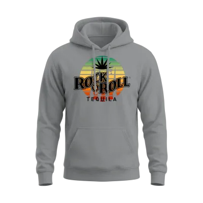 Rock N Roll Tequila Third Collection Unisex Hoodie - Sport Grey