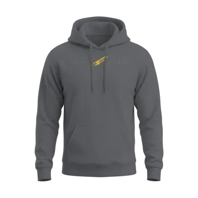 Trumpet - Trumpet Heartbeat Unisex Hoodie - Charcoal