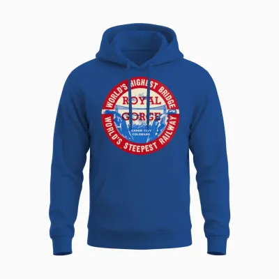 Royal Gorge of Canon City Colorado Unisex Hoodie - Royal
