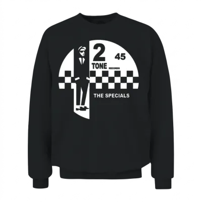 2 Tone Records Shirt - the Specials Label Unisex Sweatshirt - Black
