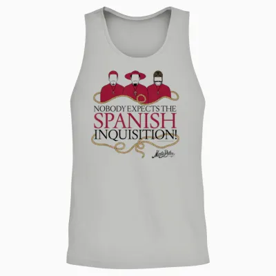 Monty Python Spanische Inquisition Seilkunst Unisex Tank Top - Ash